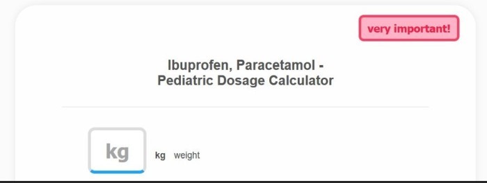 Dosage Calculator